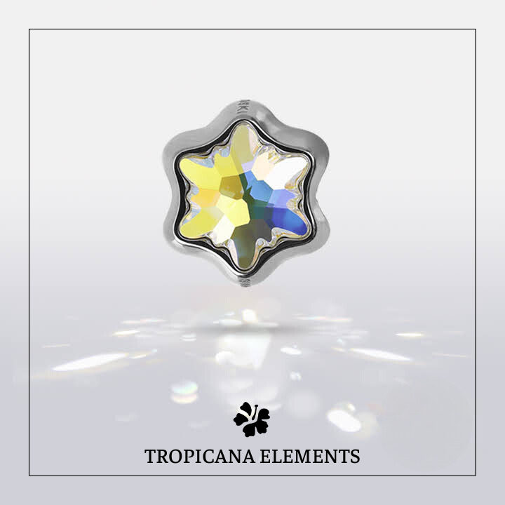 Vòng Tay Tropicana Phối Charm Swarovski Ngôi Sao May Mắn