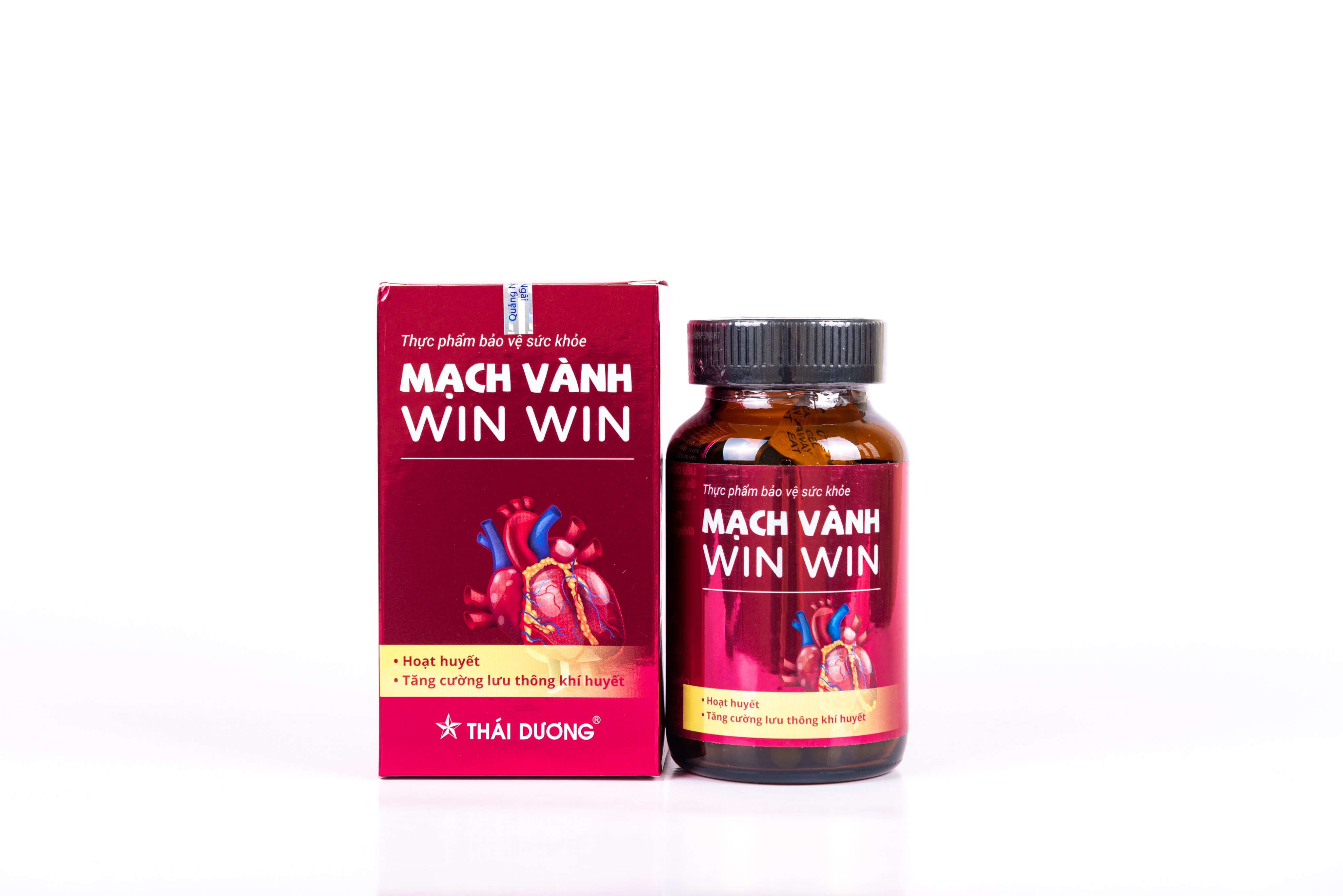 Mạch vành Win Win (Hộp 01 chai x 90 viên) - Sao Thái Dương