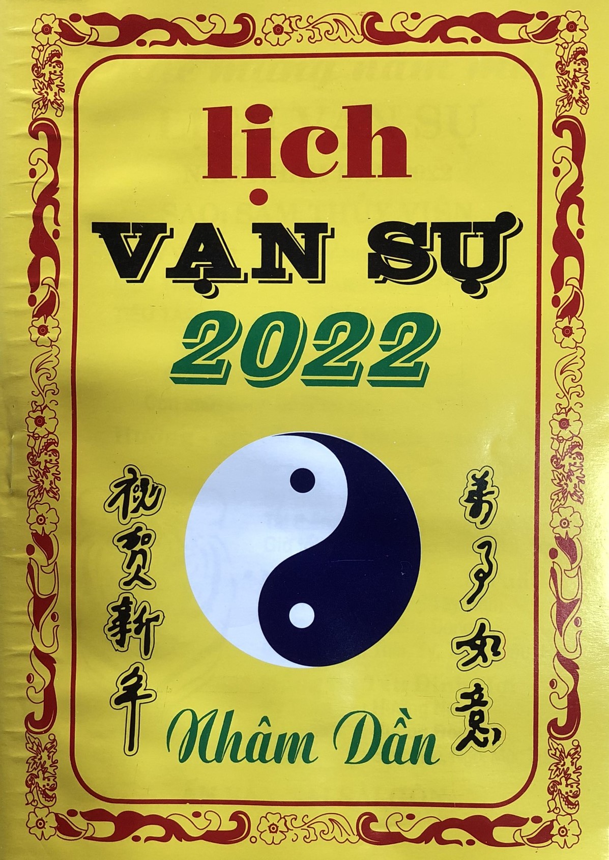 Lịch vạn sự 2022 Nhâm Dần