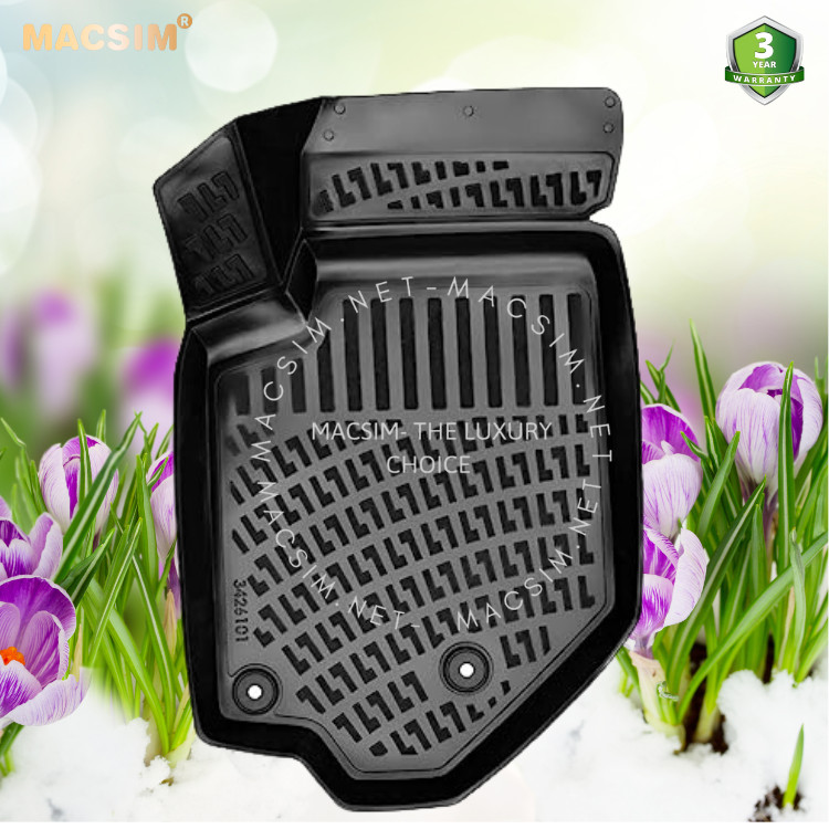 Thảm lót sàn ô tô nhựa TPU Silicon Peugeot 2008 second generation 2019+ Nhãn hiệu Macsim