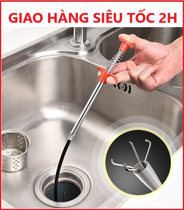 Dụng Cụ Gắp Rác Siêu Việt Thông Tắc Cống Tiên ích