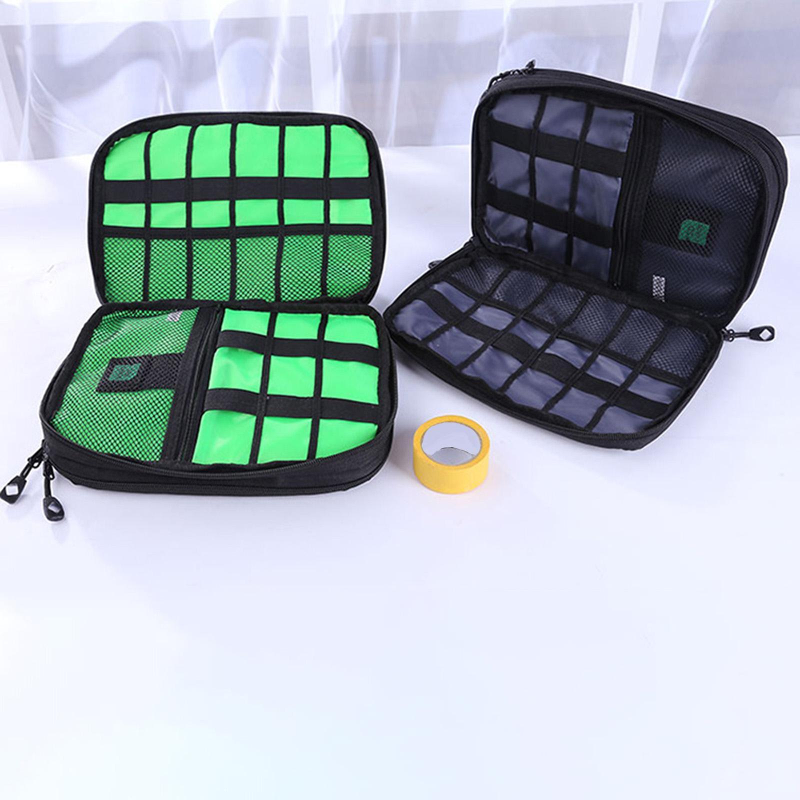 Electronic Organizer Large Cord Management Case for USB C Charger SD Card