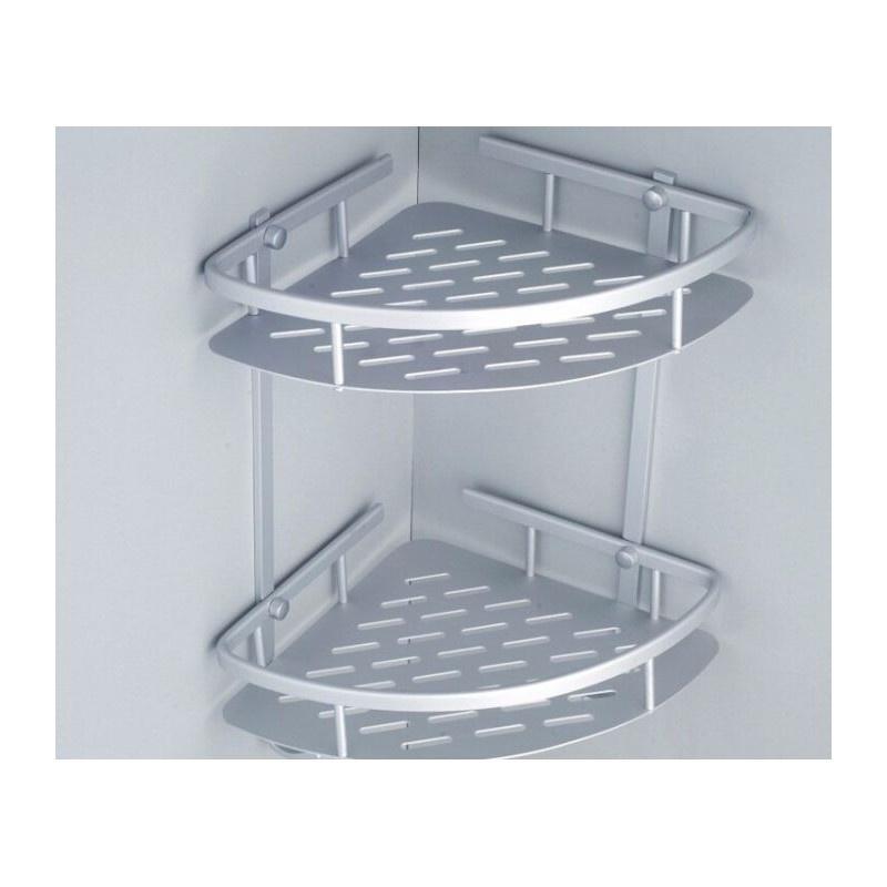 Kệ Góc Đựng Sữa Tắm Dầu Gội Trong Nhà Tắm INOX 304 - 2 Tầng CÔNG NGHỆ ĐÁNH BÓNG KỆ GÓC