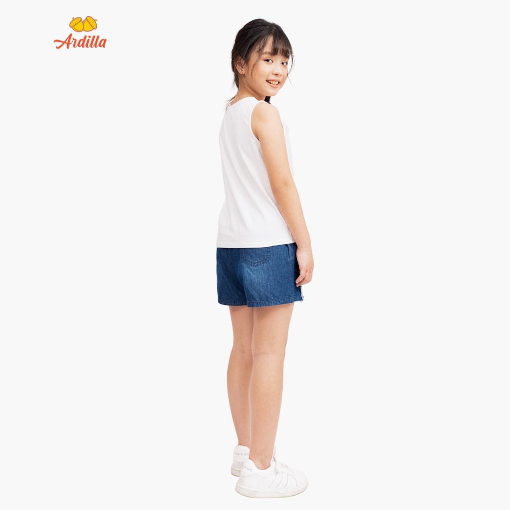 Quần Short Jeans/Short Bò Bé Gái ARDILLA Chất Jean Mềm Mại, Thoáng Mát Mùa Hè Cho Bé Từ 8-14 Tuổi TB6202