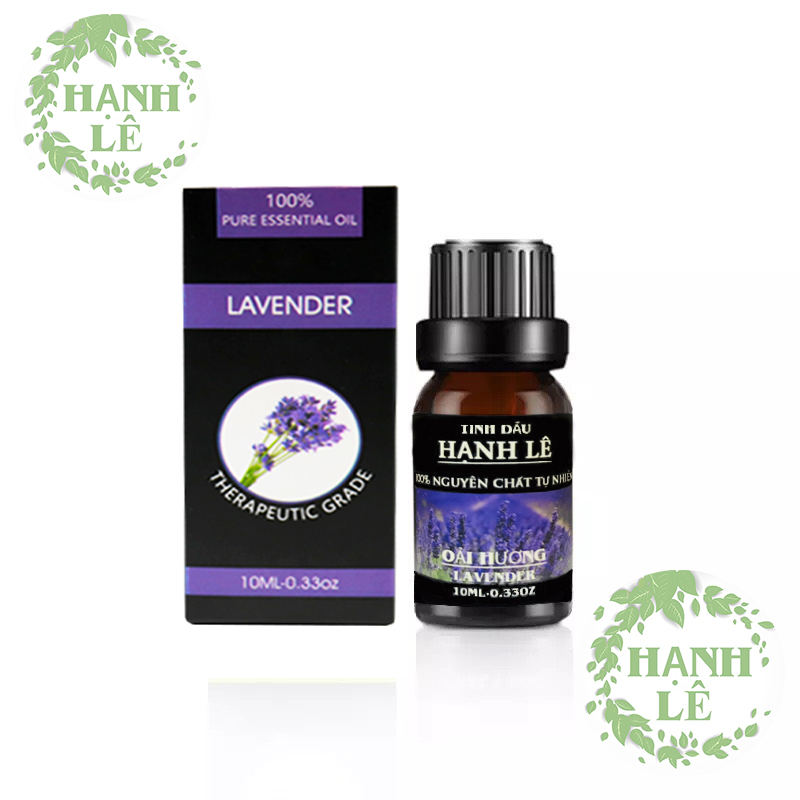 TINH DẦU OẢI HƯƠNG (LAVENDER) HẠNH LÊ 100% NGUYÊN CHẤT TỪ THIÊN NHIÊN 10ML (MUA 2SET 6 CHAI ĐƯỢC TẶNG 01 MÁY KHUẾCH TÁN TINH DẦU MÈO THẦN TÀI)