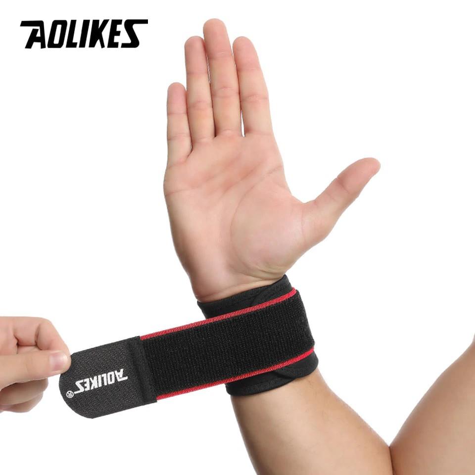 Băng quấn bảo vệ cổ tay AOLIKES 7938 bảo vệ tối đa khi chơi thể thao Sport wrist support Băng cổ tay HW-7938 magic