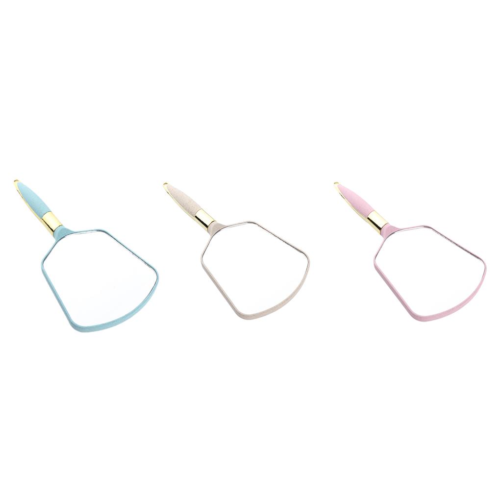 Plastic Handheld Makeup Cosmetic Mirrors for Vanity Home Salon Travel