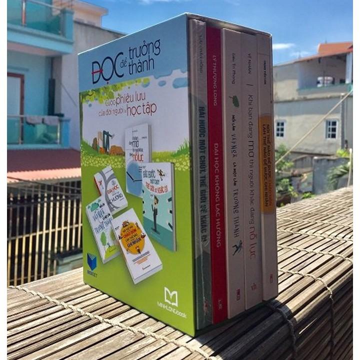 Sách Combo Đọc Để Trưởng Thành 1 Cuộc Phiêu Lưu Đời Người Là Học Tập Hộp 5 Cuốn - Bộ Sách Dẫn Lối Thanh Xuân - Minh Long