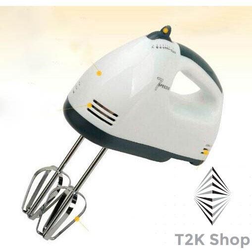 Máy Đánh Trứng Cầm Tay 7 Tốc Độ Công Suất 180W - Dụng cụ làm bánh BAKER MART