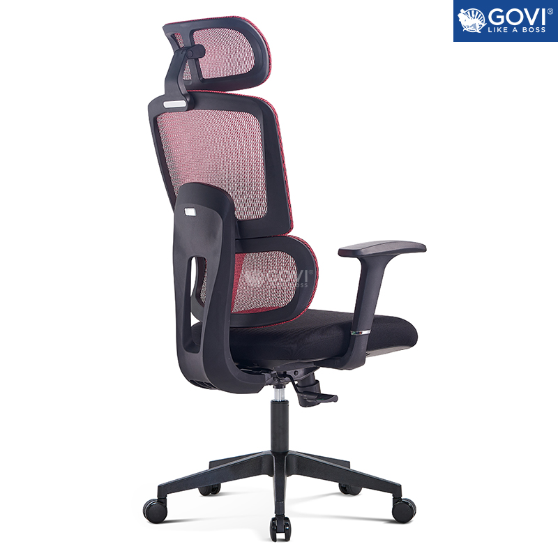 Ghế công thái học Ergonomic GOVI Win W05A - Khung ghế chắc chắn, vải lưới nhập khẩu thoáng mát, thiết kế tinh tế