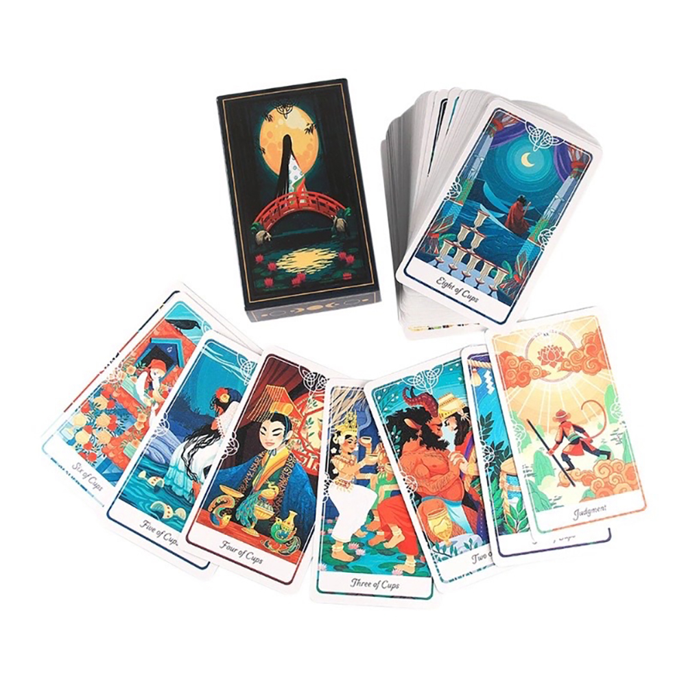 [Size Gốc] Bài Tarot Of The Divine 78 Lá 7x12 Cm Tặng Đá Thanh Tẩy