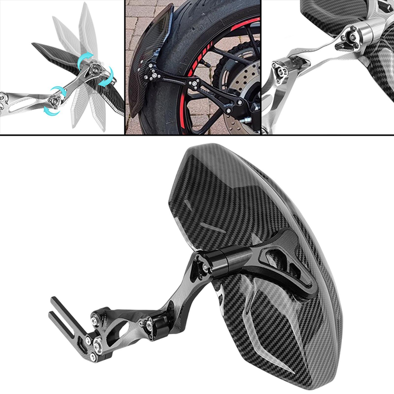 Motorcycle Rear  Mudguard  Aluminium Alloy Rear   , Black
