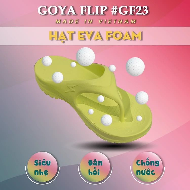 [HOT] Dép Thể thao chạy bộ Goya Flip GF23 - Màu Neon