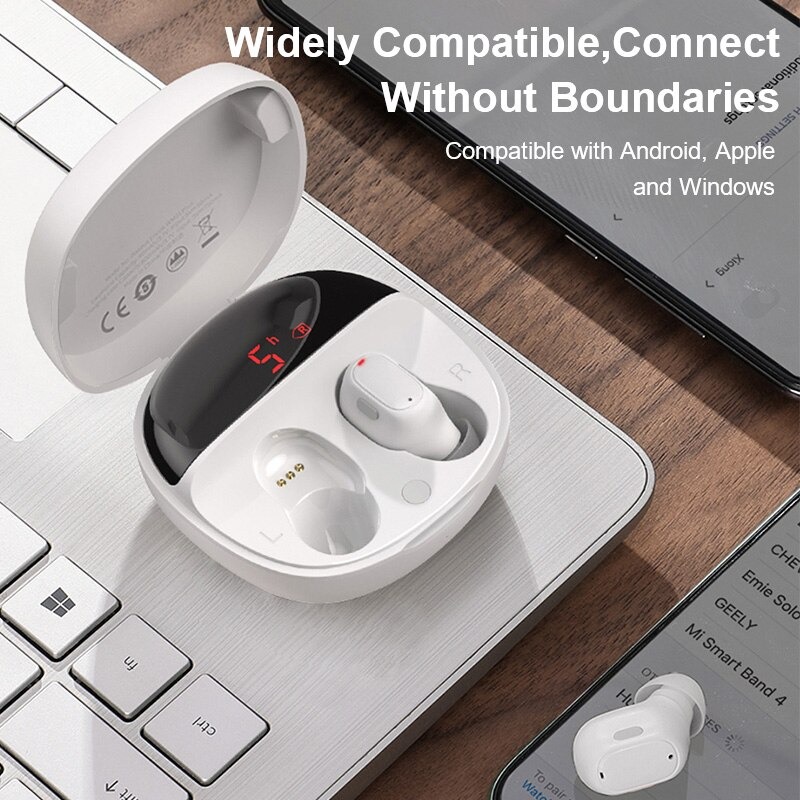 Tai nghe không dây TWS Baseus Encok True Wireless Earphones WM01 Plus (Bluetooth 5.0, Stereo Earbuds, Touch Control, Noise Cancelling) - Hàng Chính Hãng