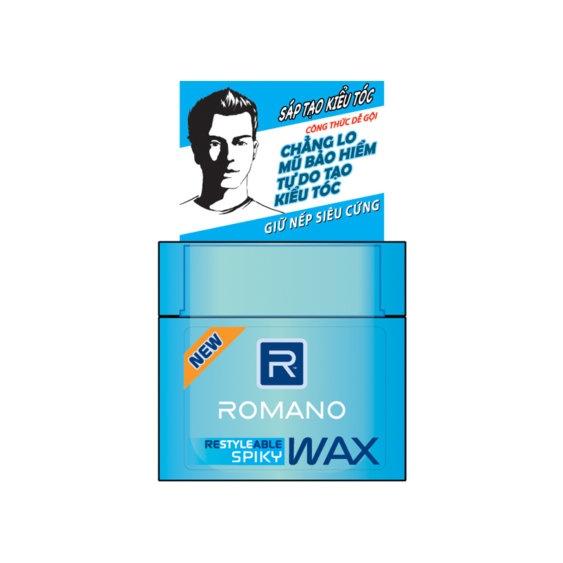Sáp Tạo Kiểu Tóc Siêu Cứng Romano Spiky