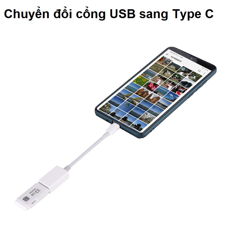 CỔNG CHUYỂN ĐỔI ĐẦU USB SANG TYPE C