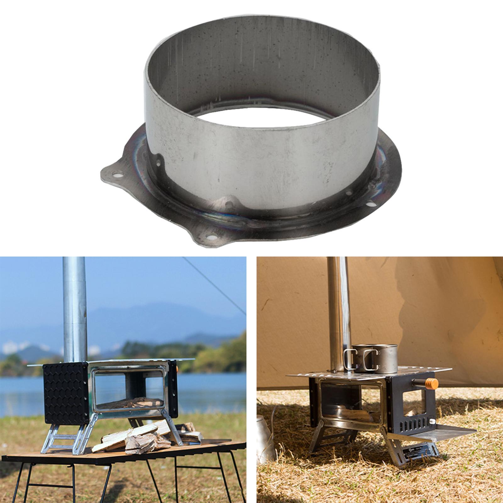 Jack Anti Scald  Jack Stainless Steel  Jack with Chimney Hole for Hot Tent Camping Fireproof Tent Protection