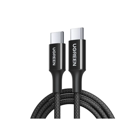 Cáp sạc nhanh 100W USB Type-C to USB Type-C dài 1M 65249 (Màu Đen)-Hàng chính hãng