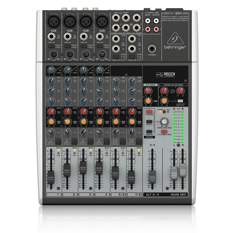 Bộ trộn âm thanh MIXER BEHRINGER 1204USB- Hàng Chính Hãng