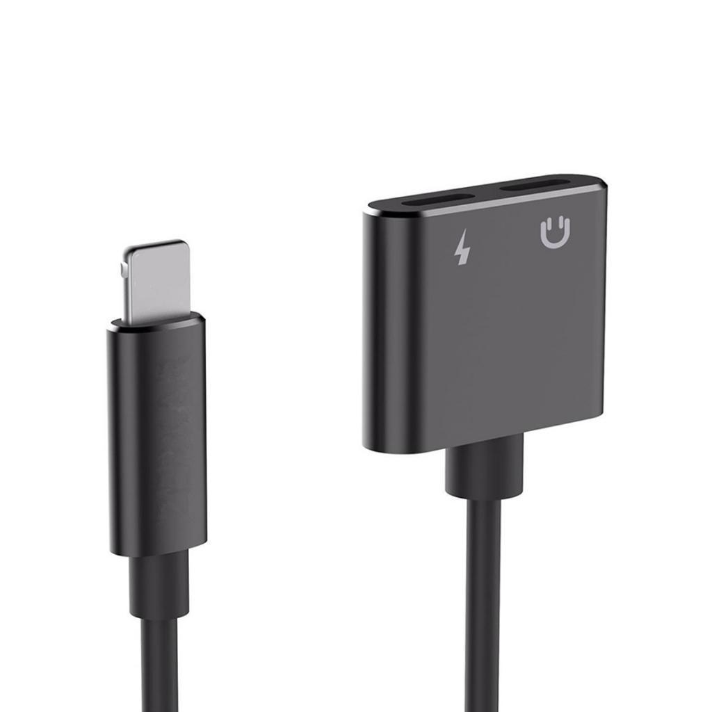 Splitter Adapter Dual Audio and Charge Cable for iPhone 7 8
