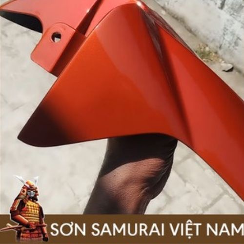 Sơn xịt Samurai Kurobushi -  MÀU CAM ĐỎ Kawasaki UC+ TC K228 (400ml)