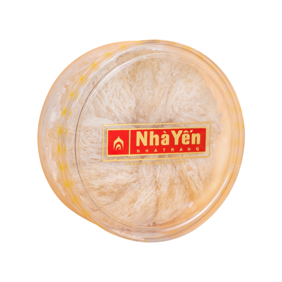 Tổ Yến Trắng Sơ Chế - Nhà Yến Nha Trang - Loại Chất Lượng 4.5 - Hộp 100 Gram - Tổ Yến Sơ Chế - Hàng Chính Hãng