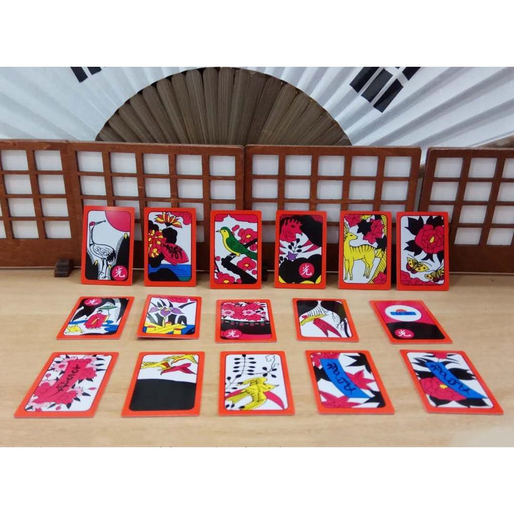 Bài hoa Hàn Quốc/Nhật Bản hanafuda (bekem21) Bộ bài tây, tú lơ khơ tổng hợp nhiều mẫu Akatsuki One Piece, Naruto, Dragon