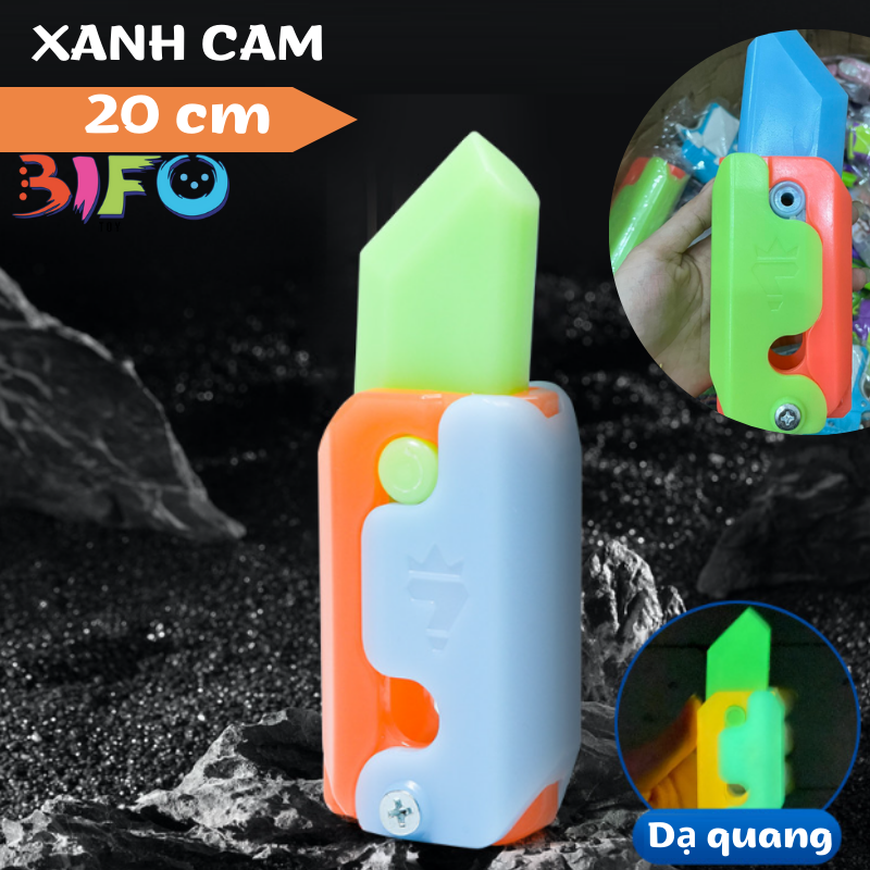 [DẠ QUANG] Đồ chơi động lực in 3D, dao cà rốt hoạt hình phản quang, lược cà rốt thần kì giải toả căng thẳng