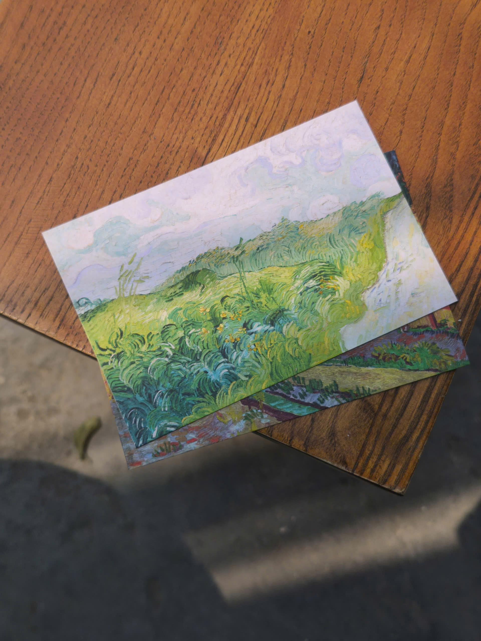 BỘ 100 POSTCARD VAN GOGH – Giấy mỹ thuật 300g cao cấp - Nho Xanh