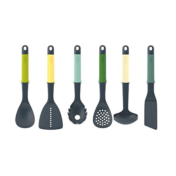 Joseph Joseph - Bộ dụng cụ nấu ăn 6 món cao cấp Elevate Carousel 6-piece Utensil Set Opal 101416