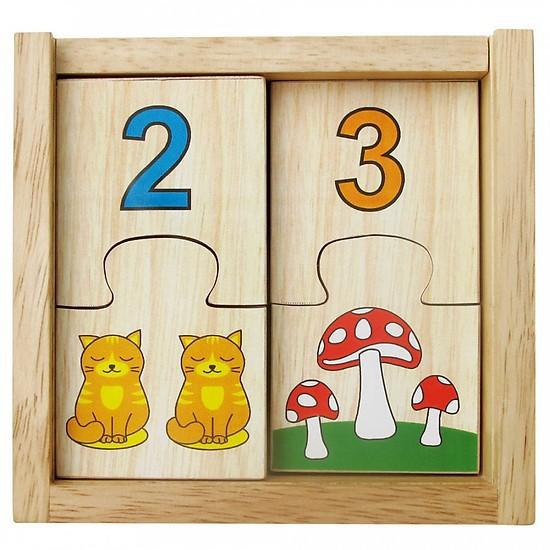 Bộ học số học đếm- winwintoys-đồ gỗ học đếm cho bé từ 2 trở lên