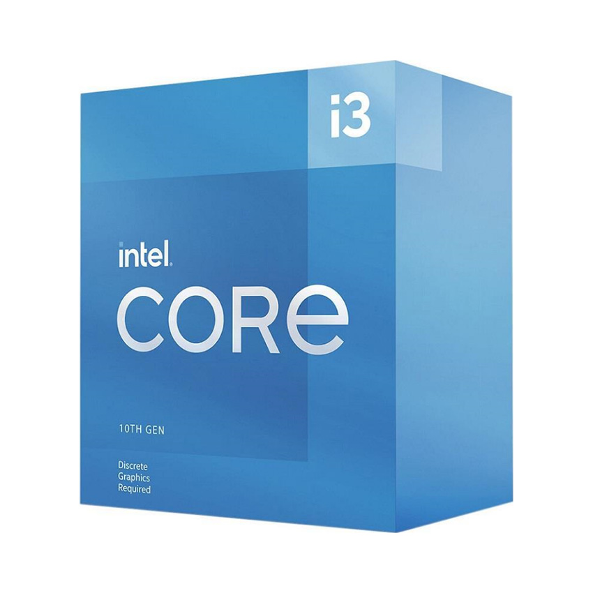 CPU Intel core I3-10105F (3.7GHz turbo up to 4.4GHz, 4 nhân 8 luồng, 6MB Cache) - Socket Intel LGA 1200 - Hàng Chính Hãng