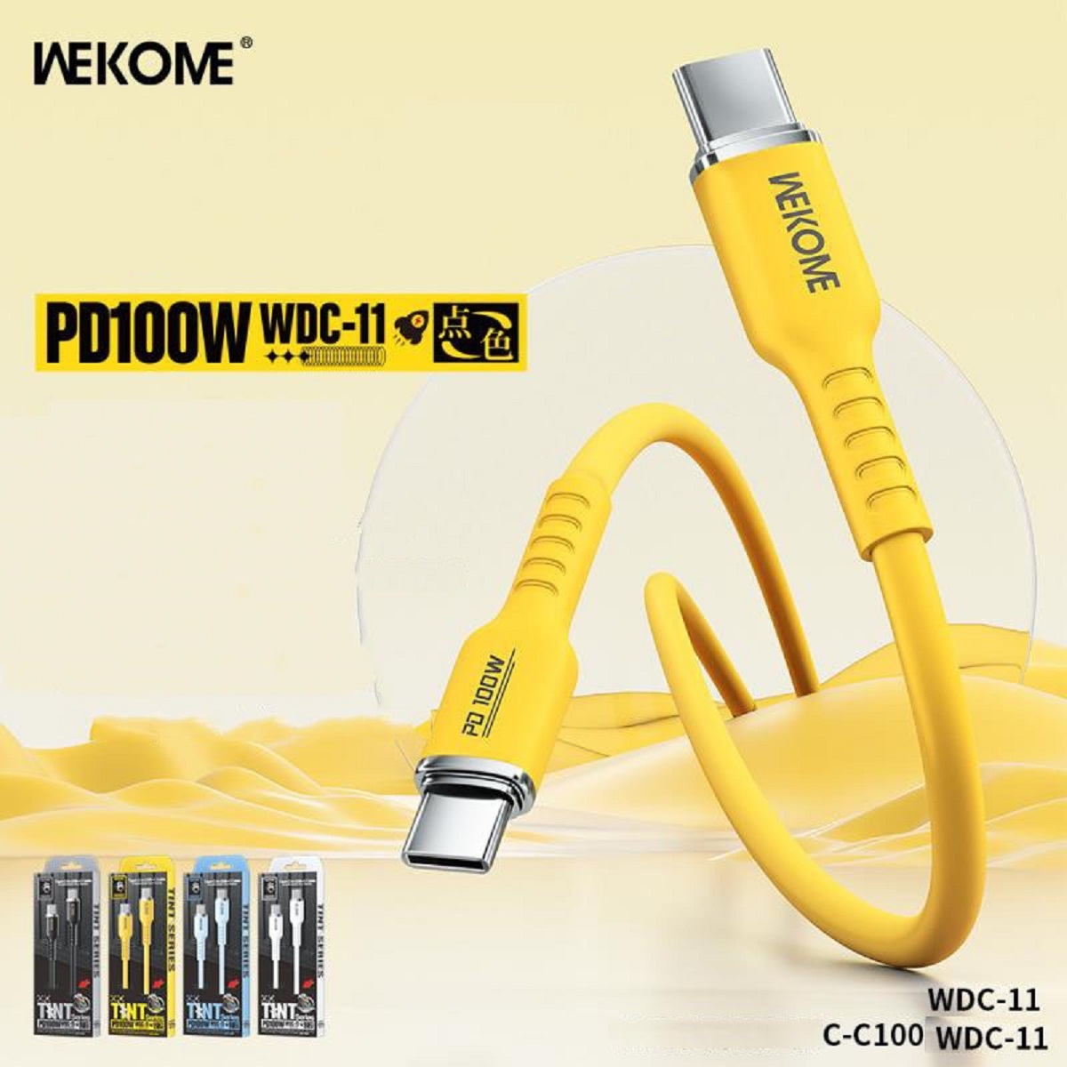 Cáp sạc nhanh WDC-10 WEKOME Type-C to iPh PD20W dành cho iph, ipad
