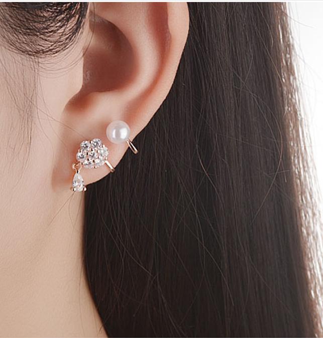 Bông tai lồng đèn nạm đá zircon BHBT280