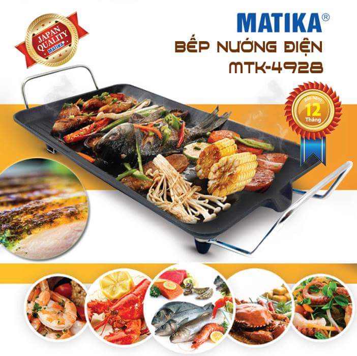 Bếp nướng điện Matika MTK-4928 - Hàng chính hãng