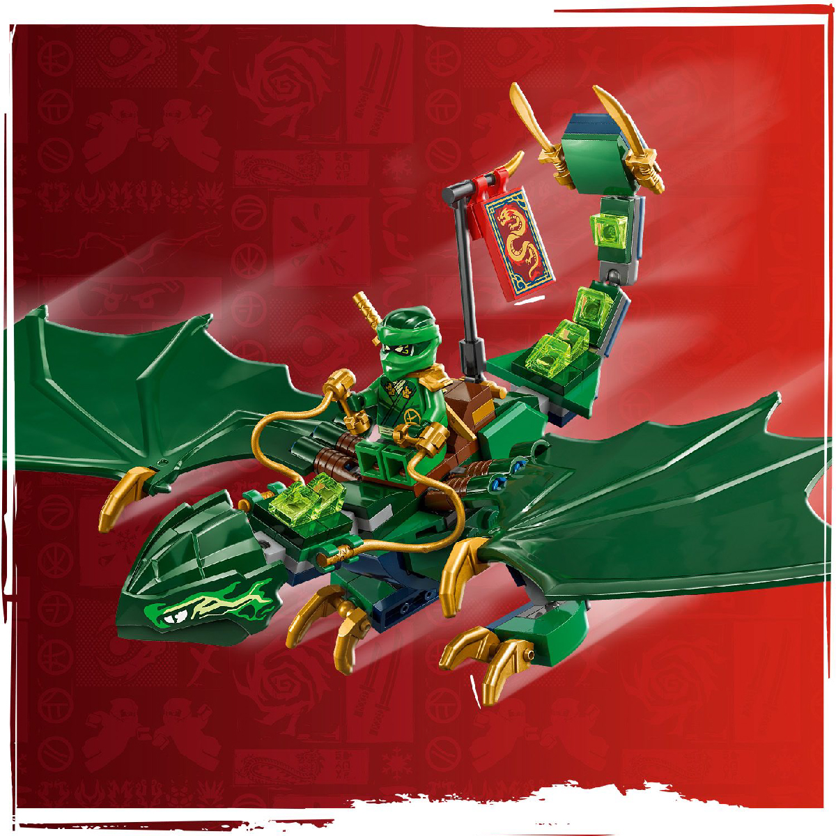 Đồ Chơi Lắp Ráp Rồng Rừng Xanh Của Lloyd LEGO NINJAGO 71829 (128 Chi Tiết)