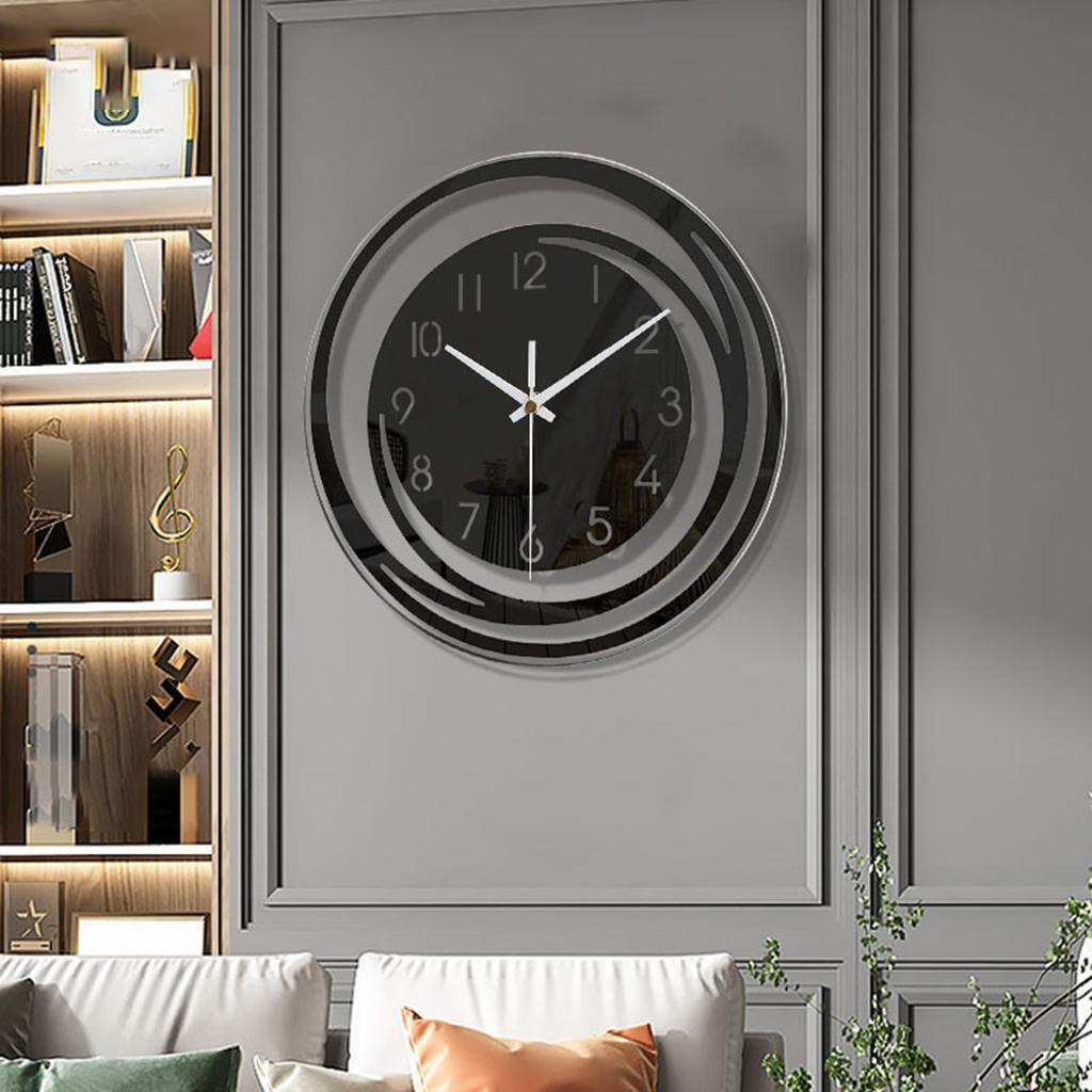 Wall Clock Battery Operated Clock Bedroom Living Room