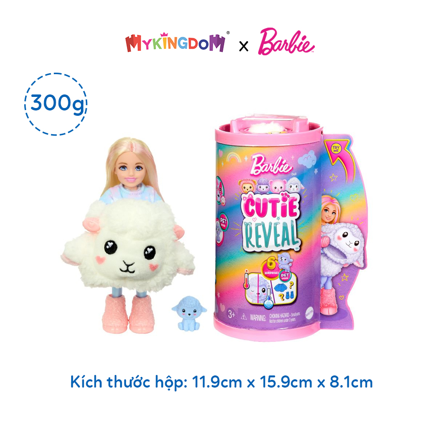 Đồ Chơi Búp Bê Chelsea Cutie Reveal - Baby Lamb BARBIE HKR18/HKR17