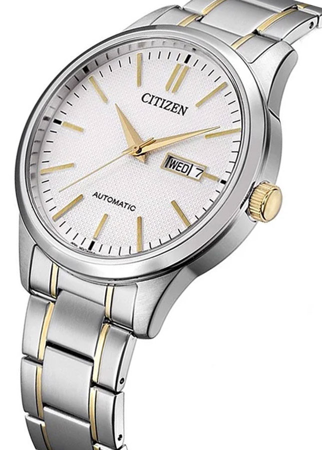 Đồng Hồ Nam Citizen Dây Thép Không Gỉ NH7524-55A - Mặt Trắng