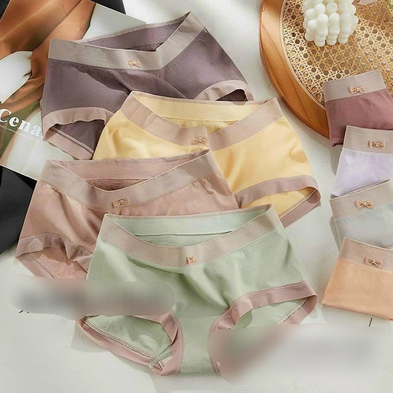LỐ 10 QUÀN LÓT COTTON CẠP MÀU SIÊU CO GIÃN, THẤM HÚT TỐT
