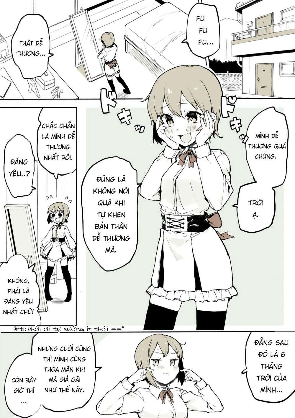 mình không thể ngừng crossdress được... chapter 1 1