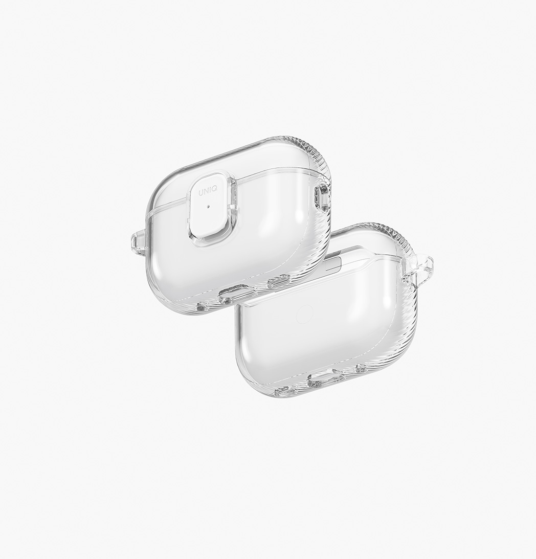 Ốp Bảo Vệ UNIQ GLASE PRO Cho Airpods Pro 3 Tinh Tế Giữ Vẻ Đẹp Thiết Bị Tinh Tế Khóa Cài Chắc Chắn Tặng Kèm Móc Nhôm Hàng Chính Hãng
