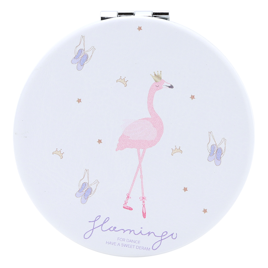 Gương Mini Tròn 2 Mặt - Flamingo - Giao Mẫu Ngẫu Nhiên