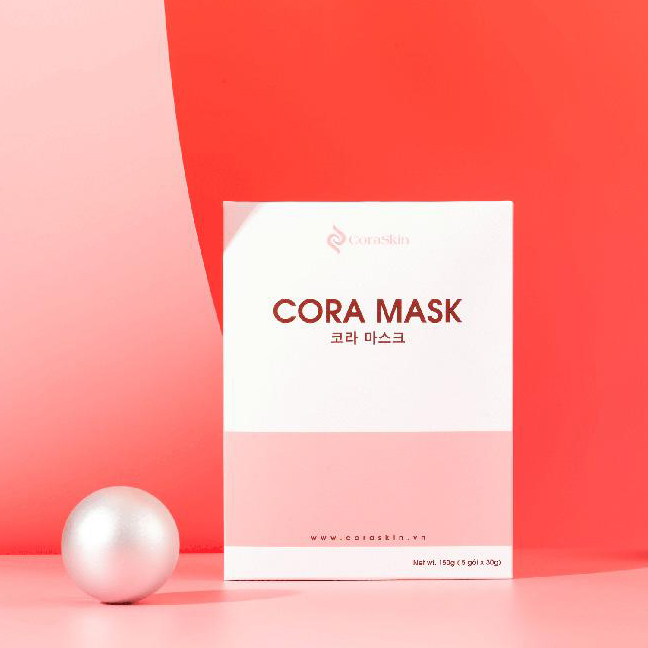 MẶT NẠ MÀNG KHÓA TRẮNG CORA MASK ( hộp 5 miếng )