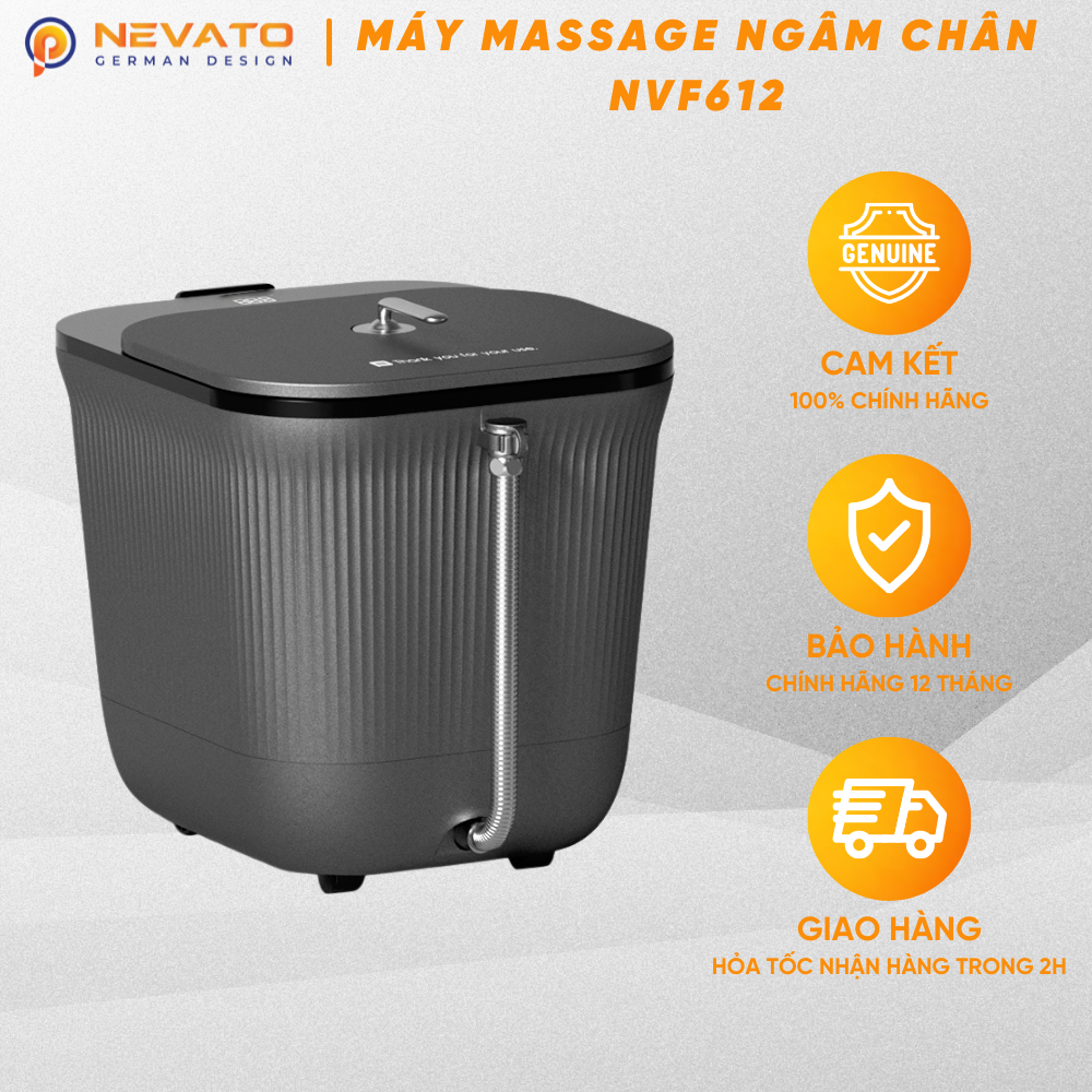 Bồn Ngâm Chân Massage Thải Độc Cơ Thể Nevato NVF612 Premium