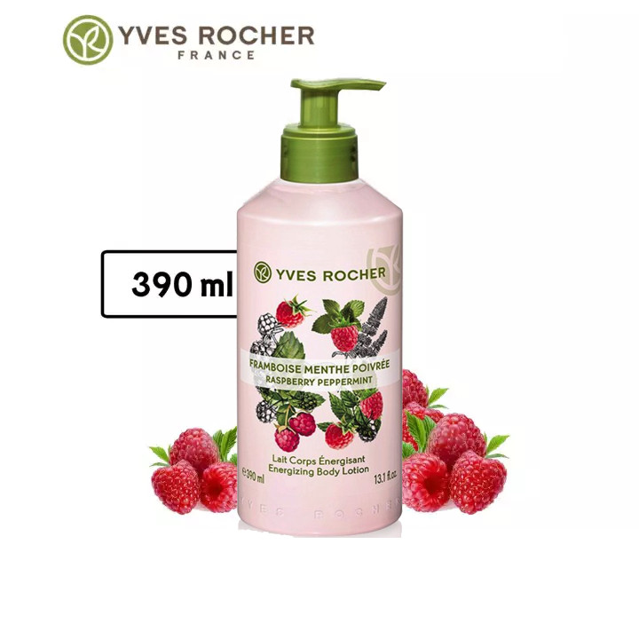 Sữa Dưỡng Thể Yves Rocher Hương Raspberry Peppermint Body Lotione 390ml