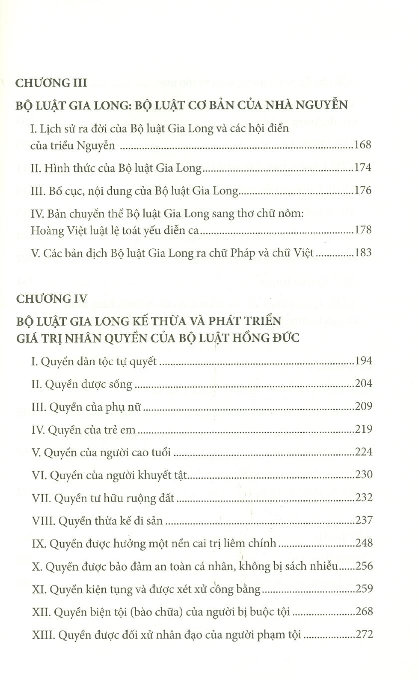 Nhân Quyền Của Người Việt - Từ Bộ Luật Hồng Đức Đến Bộ Luật Gia Long