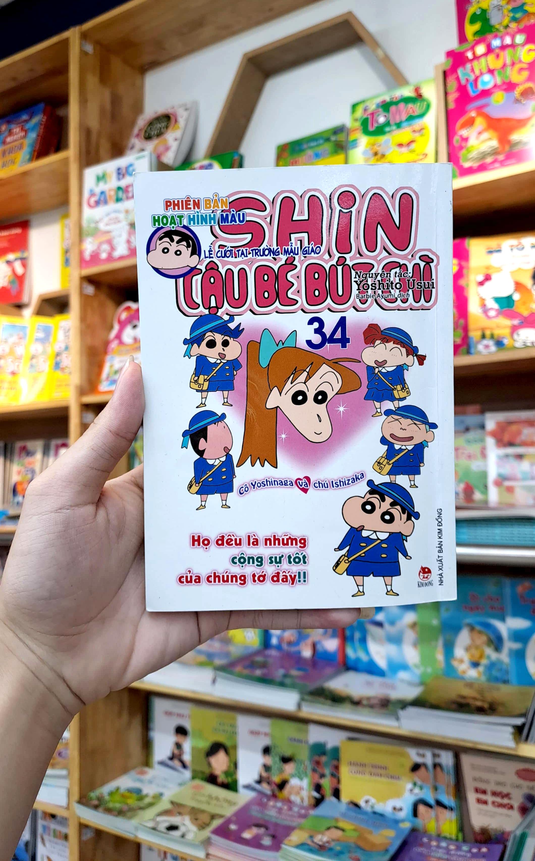 Hình ảnh Shin - Cậu Bé Bút Chì - Phiên Bản Hoạt Hình Màu - Tập 34: Lễ Cưới Tại Trường Mẫu Giáo (Tái Bản 2023)