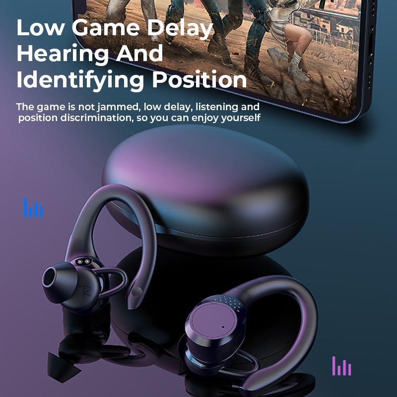 Tai Nghe Bluetooth 5.1 Không Dây Xiaomi Samsung Chất Lượng Âm Thanh HIFI Chống Nước IP67 Hiển Thị LED 8 Tiếng