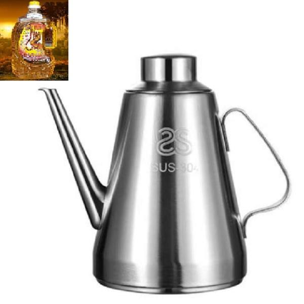 Bình Ấm đựng rót Dầu,Trà,Nước 1 lít...Inox cao cấpthờ cúng